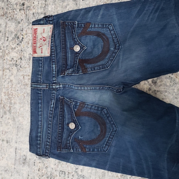 COPY - True Religion Rainbow Ricky Ripp distressed Jean's - Picture 7 of 14